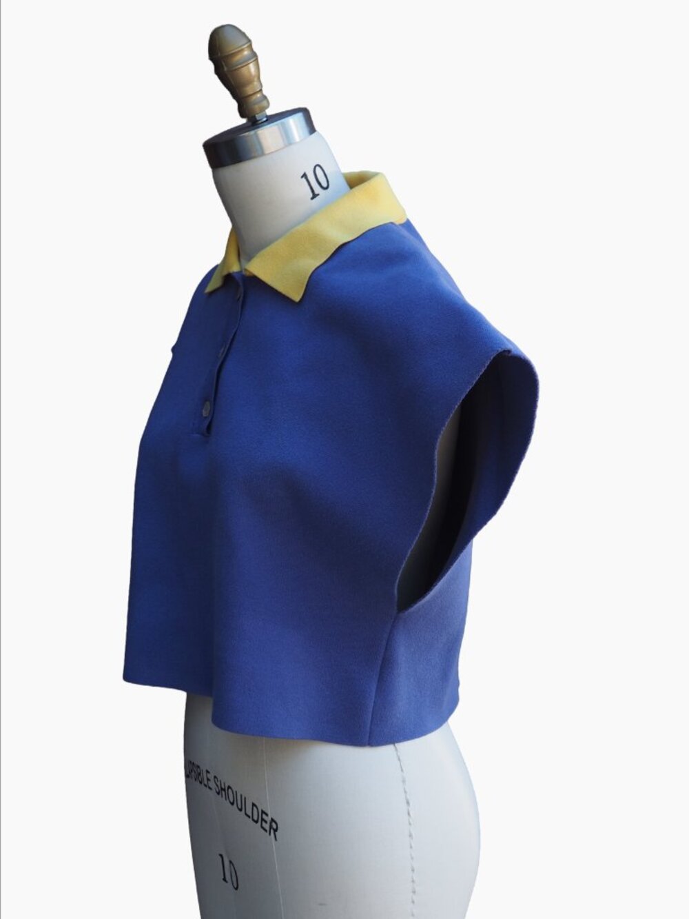 Fashion Brand Company crop collar tee L/XL - Picture 3 of 4
